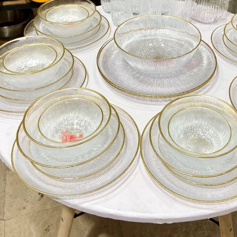سرویس غذاخوری 33 پارچه سولو لب طلا و لب نقره