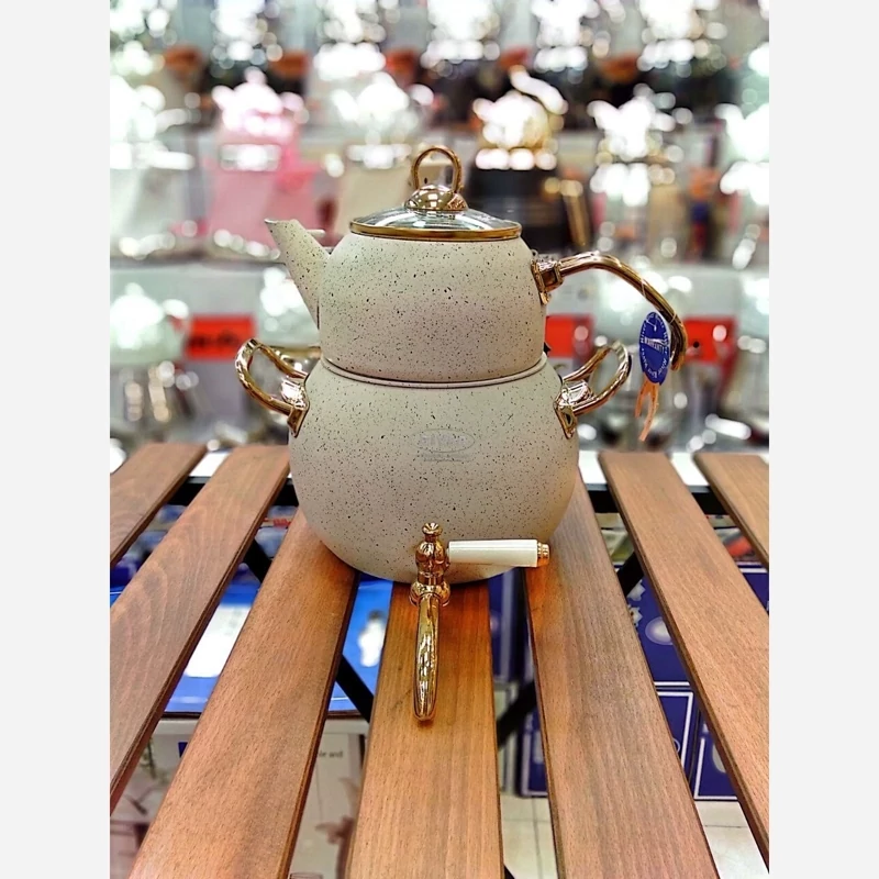 کتری قوری شیردار گرانیتی مارک ریور