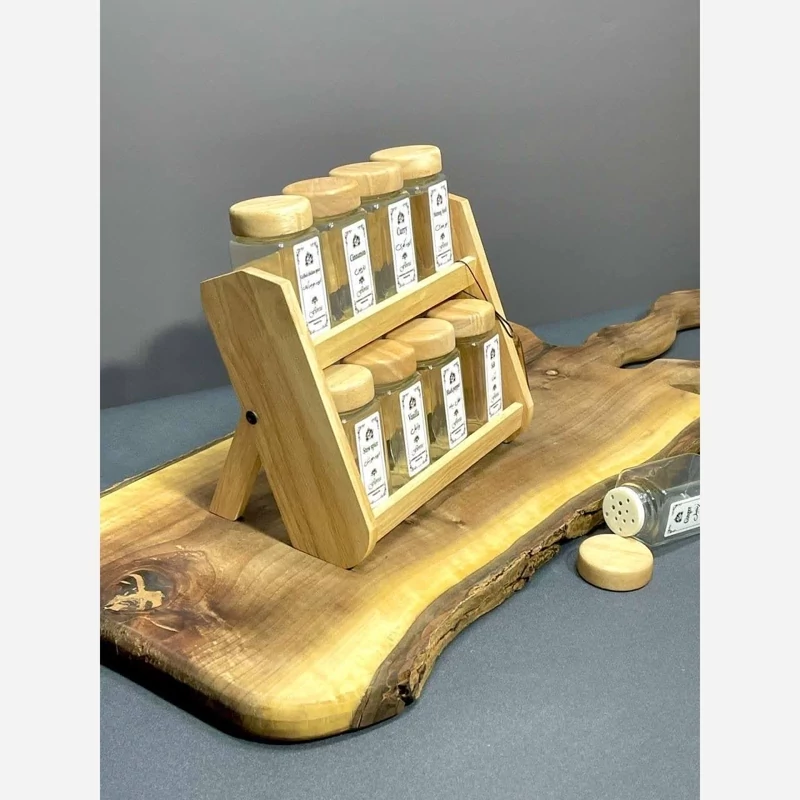 جا ادویه دو منظوره چوب رابروود